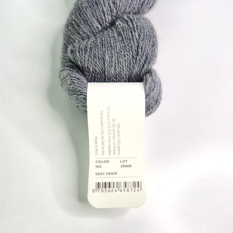 Purl Soho Linen Quill in 1515 Gray Denim - Image 2