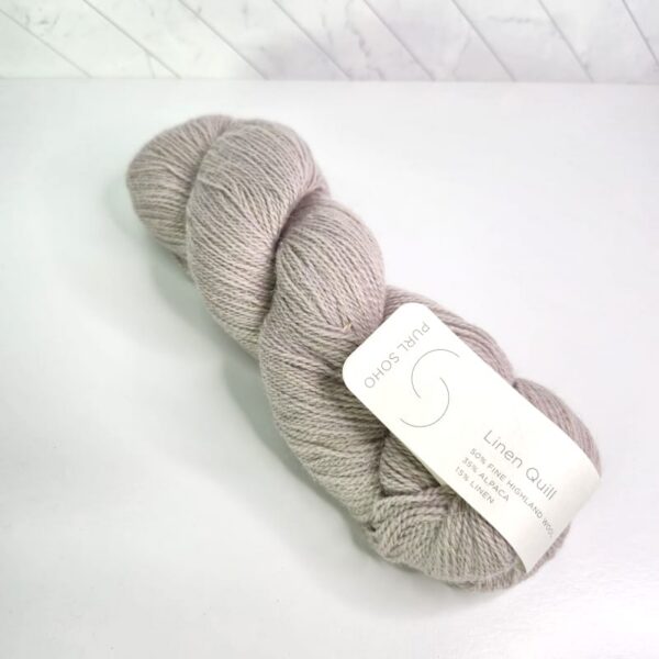 Purl Soho Linen Quill in 1620 Lavendar Opal