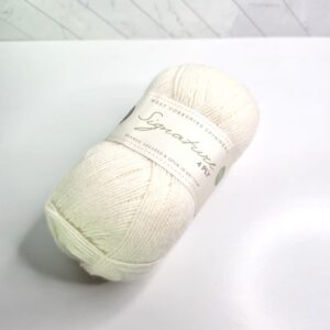 West Yorkshire Spinners Signature 4 PLY Solids in 11 Marshmallow - Image 1
