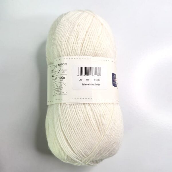 Image of West Yorkshire Spinners Signature 4 PLY Solids in 11 Marshmallow