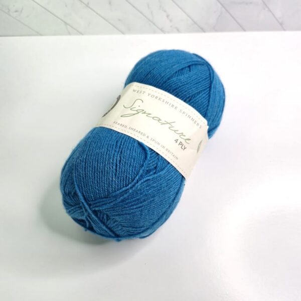 Image of West Yorkshire Spinners Signature 4 PLY Solids in 365 Blueberry Bonbon