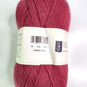 West Yorkshire Spinners Signature 4 PLY Solids in 529 Cherry Drop - Image 2