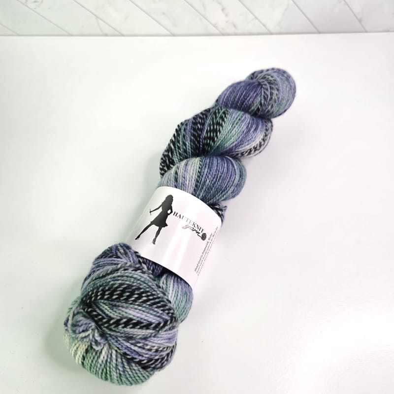 HauteKnitYarn Caroline Sock in Winter Snowland - Image 1