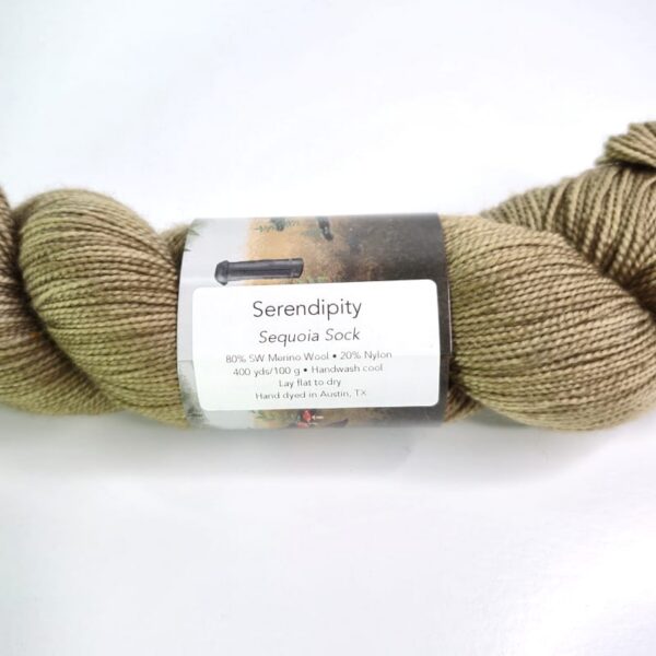 Image of Treehouse Knits Sequoia Sock in Serendipity in Khaki