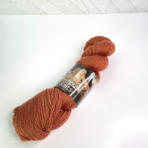 Treehouse Knits Sequoia Sock in Serendipity in Orange Tonal - Image 1