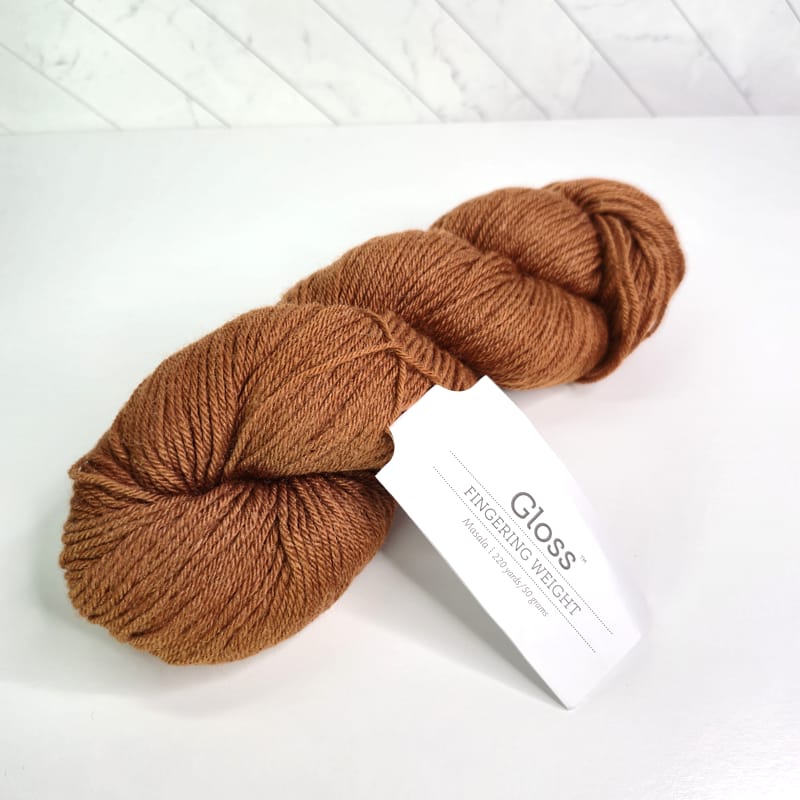 Knit Picks Gloss Fingering in 25013 Masala - Image 1