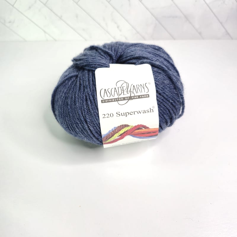 Cascade Yarns 220 Superwash® in 904 Colonial Blue Heather - Image 1