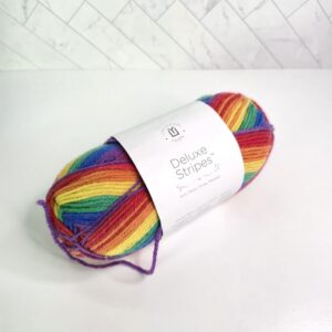 Universal Yarn Deluxe Stripes in 309 Crayon Box - Image 1