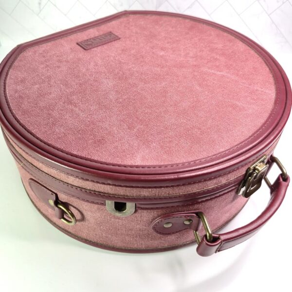 Image of Della Q Makers Hat Box in Maroon