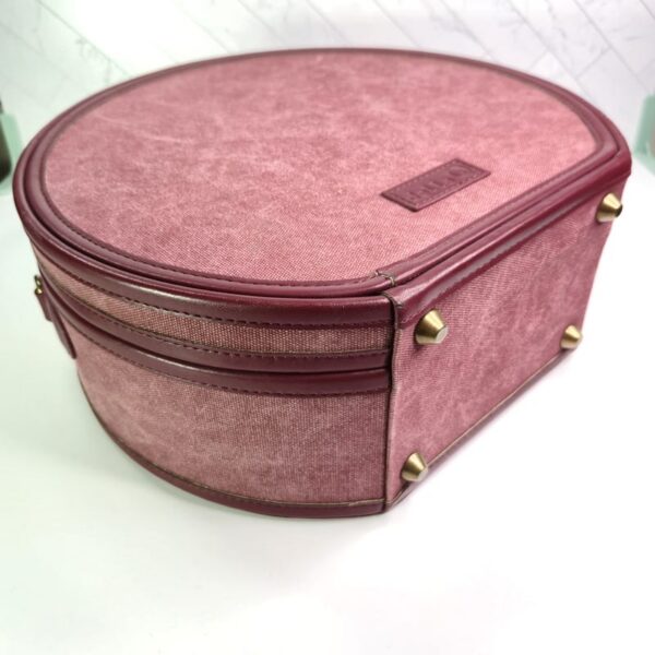 Image of Della Q Makers Hat Box in Maroon