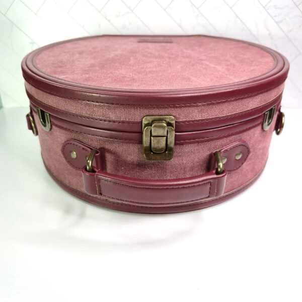 Image of Della Q Makers Hat Box in Maroon