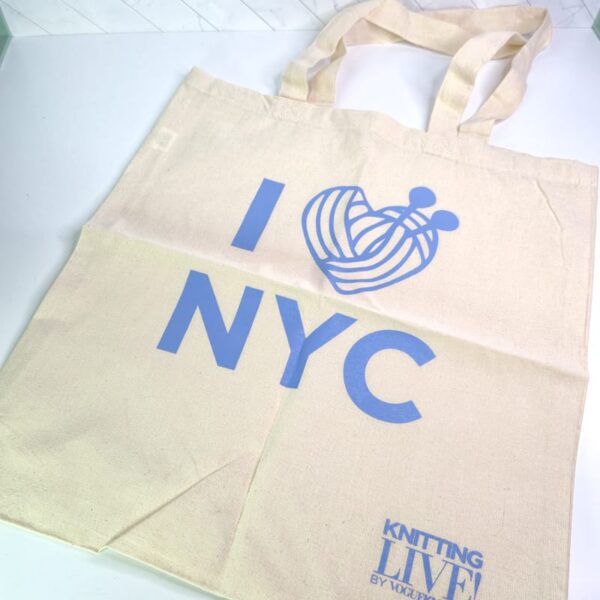 Image of Canvas Promotional Tote for Knitting Live! NYC