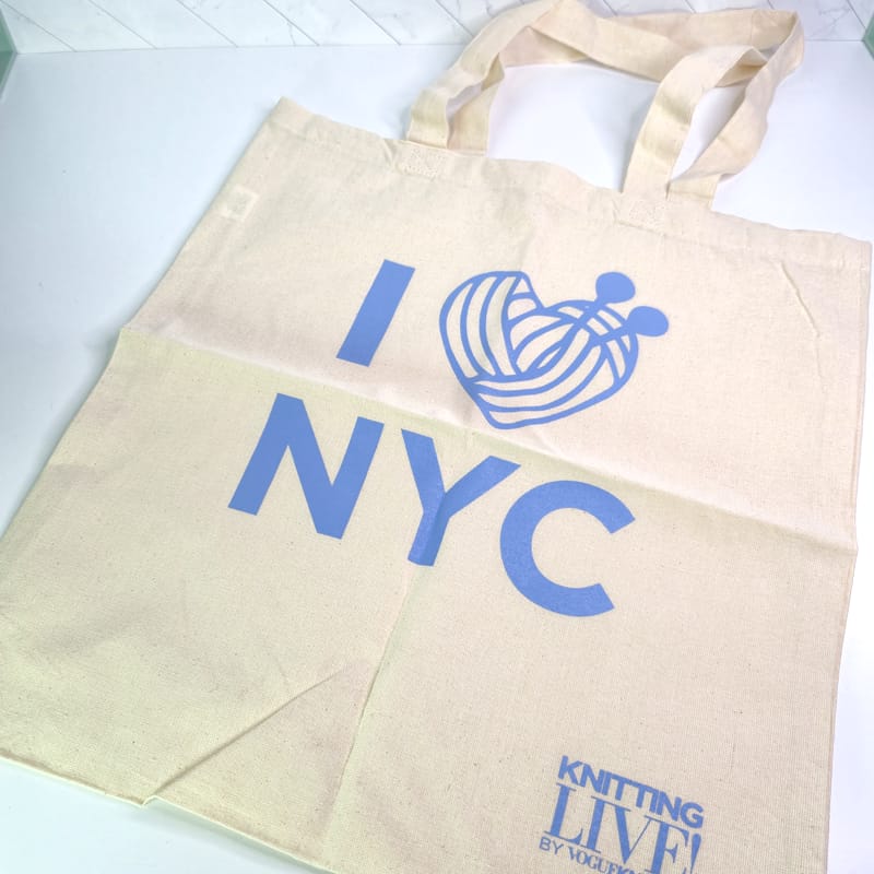 Canvas Promotional Tote for Knitting Live! NYC - Image 1