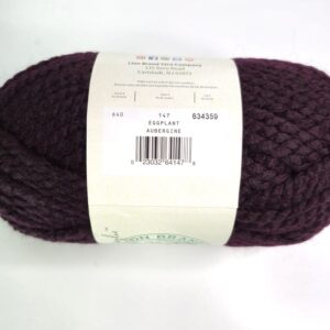 Lion Brand Wool Ease Thick & Quick in 147 Eggplant - Image 2