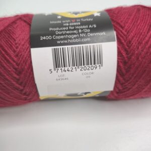 Hobbii Black Friday Sock in Red - Image 2