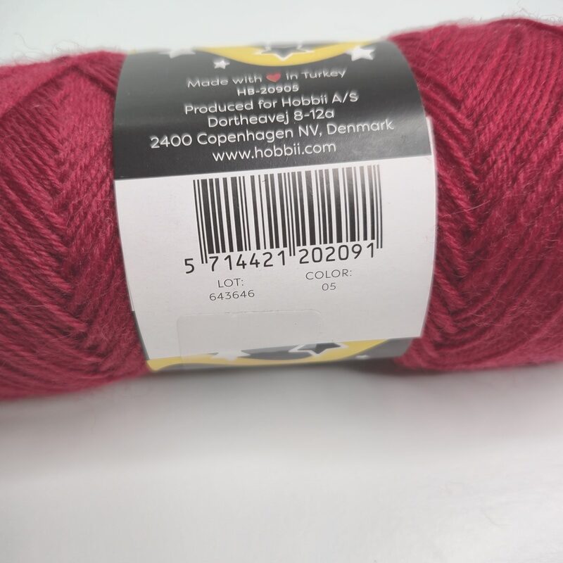 Hobbii Black Friday Sock in Red - Image 2