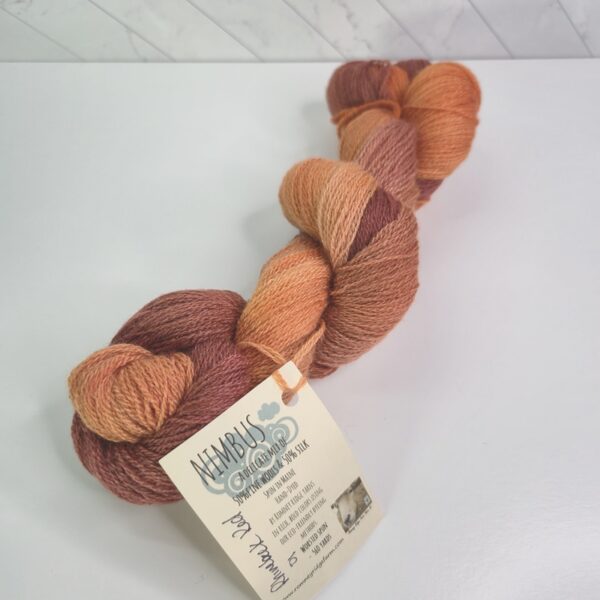 Image of Romney Ridge Farm Yarn Co. Nimbus in Rhinebeck Red