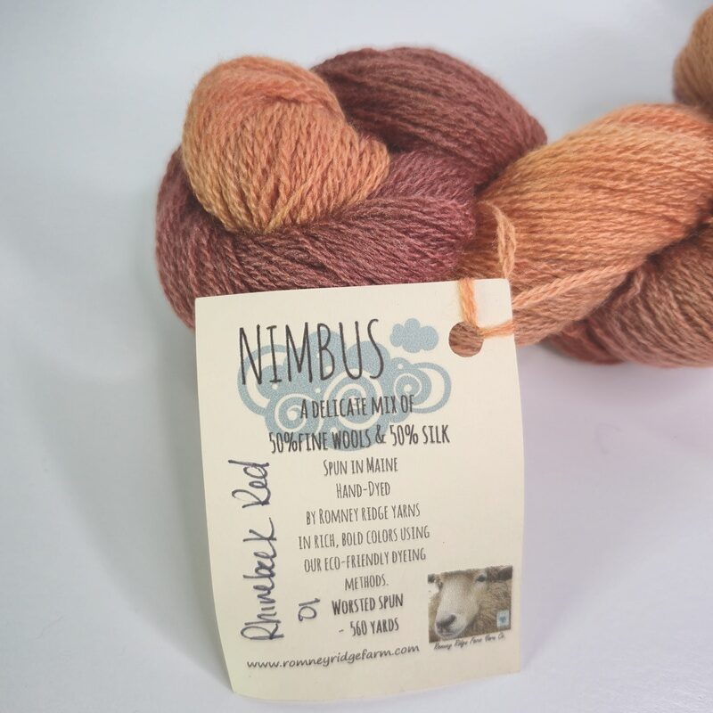 Romney Ridge Farm Yarn Co. Nimbus in Rhinebeck Red - Image 2