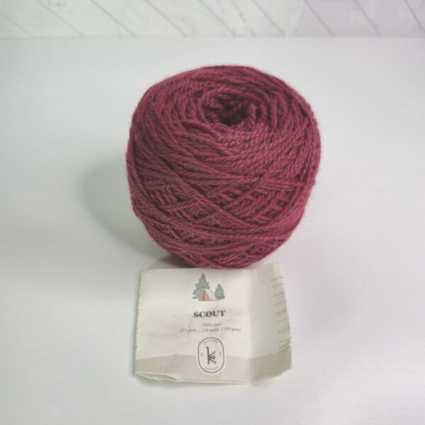 Image of Kelbourne Woolens Scout in 614 Scarlet Heather