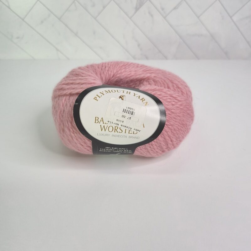 Plymouth Yarn Baby Alpaca Worsted in 5605 Rose Pink - Image 1