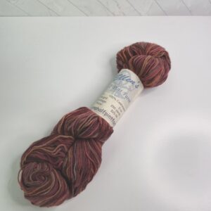 Ellen's Half Pint Farm Cashmere Fingering in Red Orange Variegated - Image 1