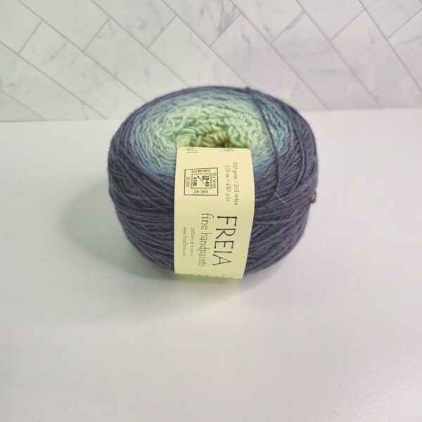 Image of Freia Handpaint Yarns Freia Ombré Shawl Ball Merino Fingering Gradient in Aurora