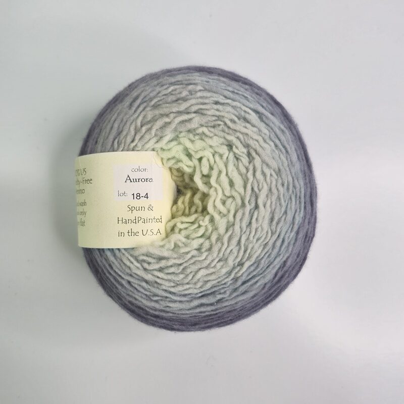 Freia Handpaint Yarns Freia Ombré Shawl Ball Merino Fingering Gradient in Aurora - Image 2