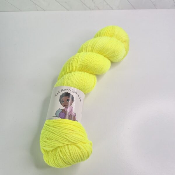 Image of LolaBean Yarn Co. Canary Bean in Lemon Tart