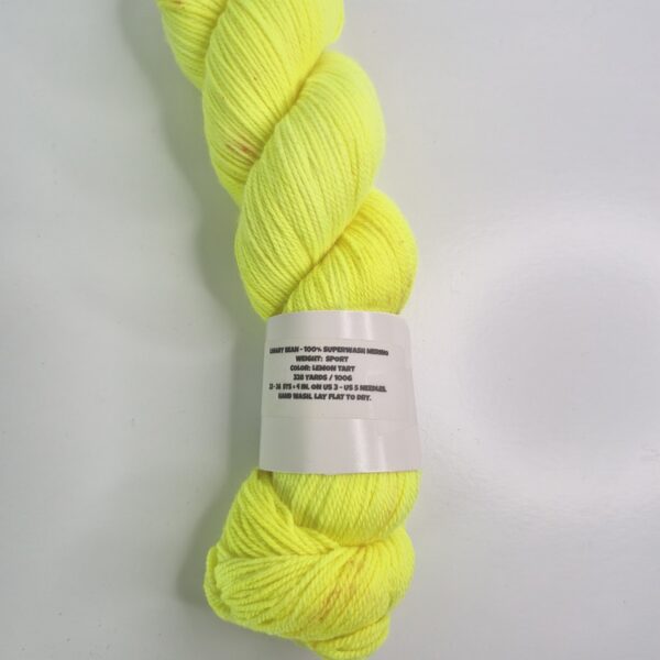 Image of LolaBean Yarn Co. Canary Bean in Lemon Tart