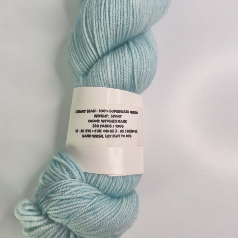 LolaBean Yarn Co. Canary Bean in Witches Mane - Image 2