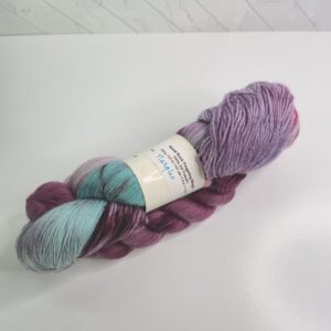 Crystalskye's Hand Dyed Korat Fingering in Nargles - Image 2