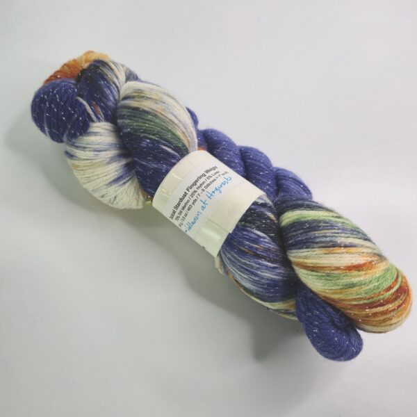 Image of Crystalskye's Hand Dyed Ocicat Stardust Fingering in Halloween at Hogwarts