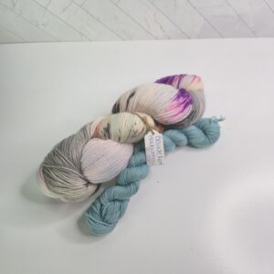 Crystalskye's Hand Dyed Ragdoll Fingering w/ Mini in Bewitched Halloween 2020 - Image 1