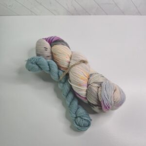 Crystalskye's Hand Dyed Ragdoll Fingering w/ Mini in Bewitched Halloween 2020 - Image 2