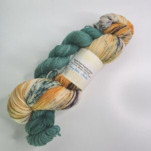 Crystalskye's Hand Dyed Ragdoll Fingering w/ Mini in Pumpkin Juice - Image 2