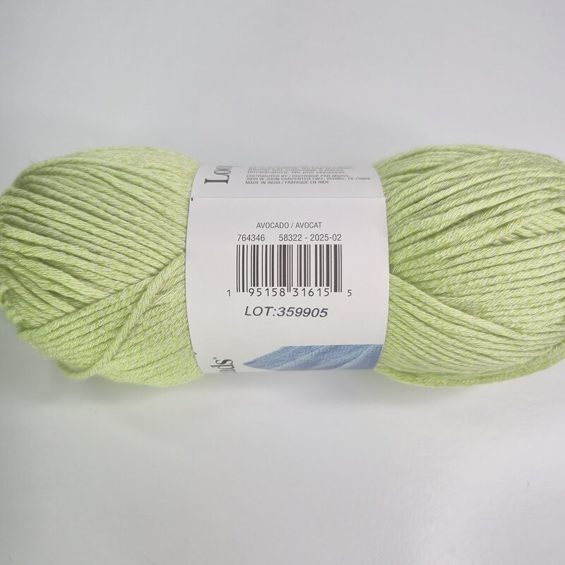 Loops & Threads Heathered Bamboo in Avocado - Image 2