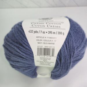 Loops & Threads Crème Cotton in 17 Navy - Image 2