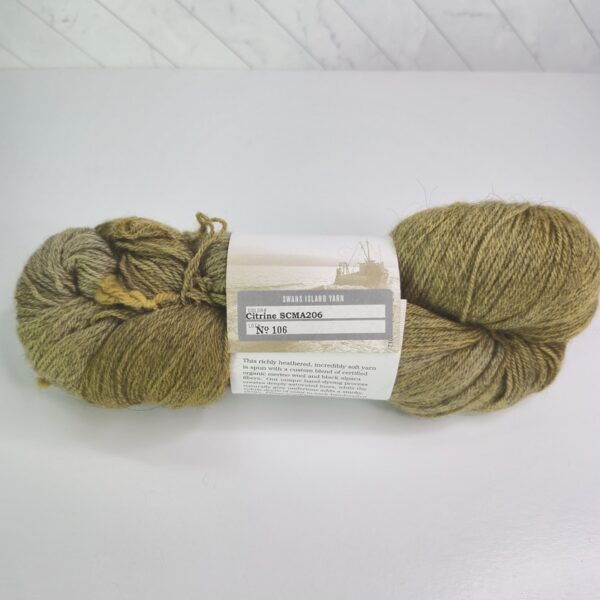 Image of Swans Island Sterling Collection Worsted in Citrine