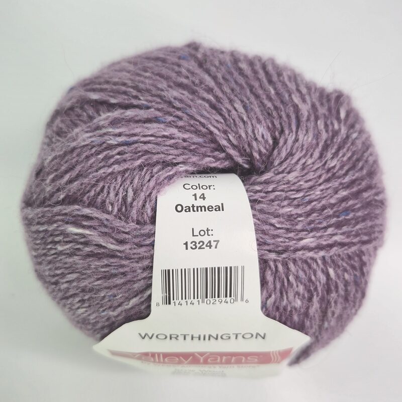 Valley Yarns Worthington in Mauve Heather - Image 2