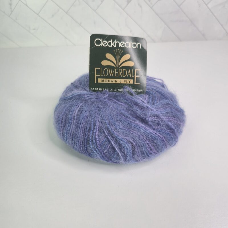 Cleckheaton Flowerdale Mohair 8 Ply in 15 Blue Variegated - Image 1