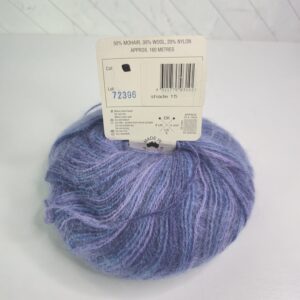 Cleckheaton Flowerdale Mohair 8 Ply in 15 Blue Variegated - Image 2