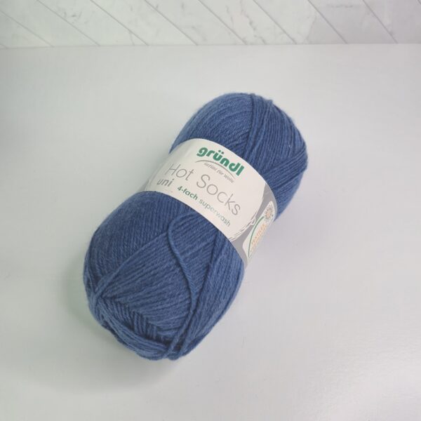Image of Gründl Hot Socks Uni in 87 Enzianblau (Gentian Blue)