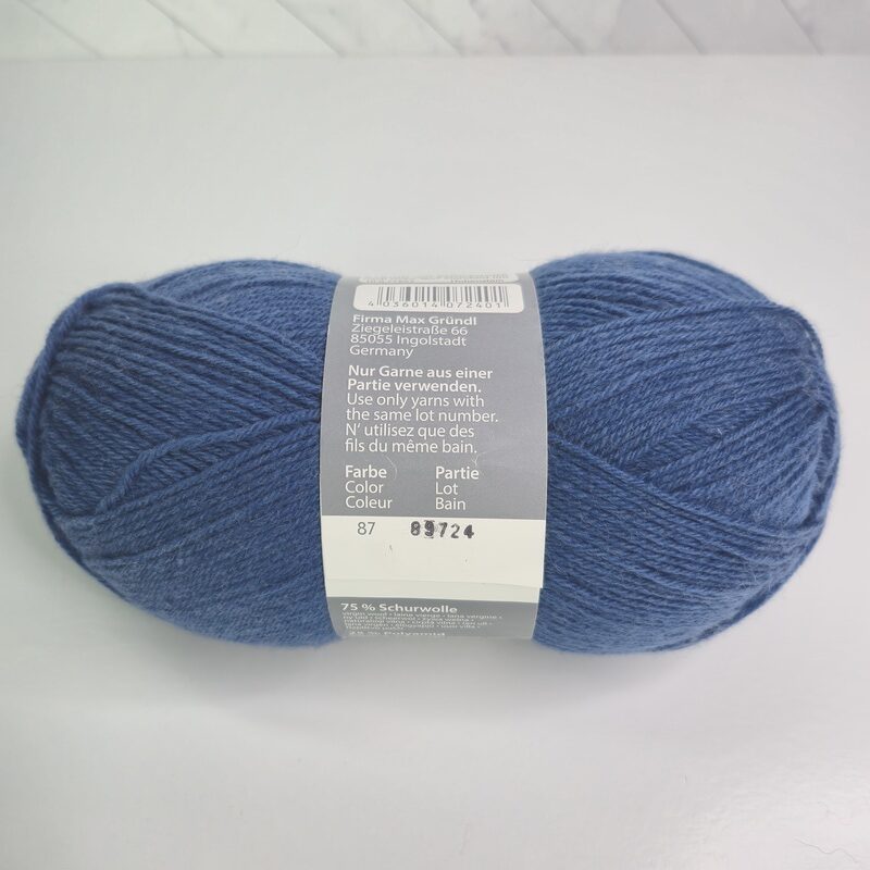 Gründl Hot Socks Uni in 87 Enzianblau (Gentian Blue) - Image 2