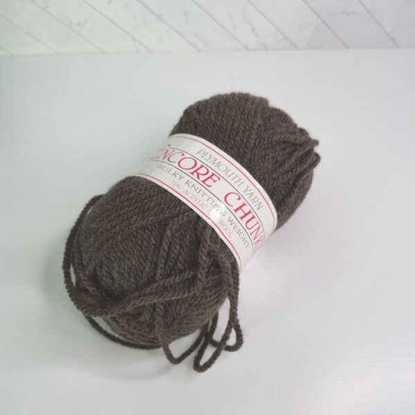 Image of Plymouth Yarn Encore Chunky in 1444 Brown Heather