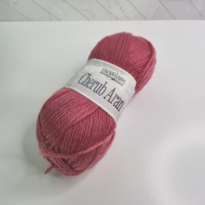 Cascade Yarns Cherub Aran in 22 Rouge