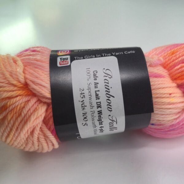 Image of Yarn Cafe Creations Cafe Au Lait DK in Rainbow Falls