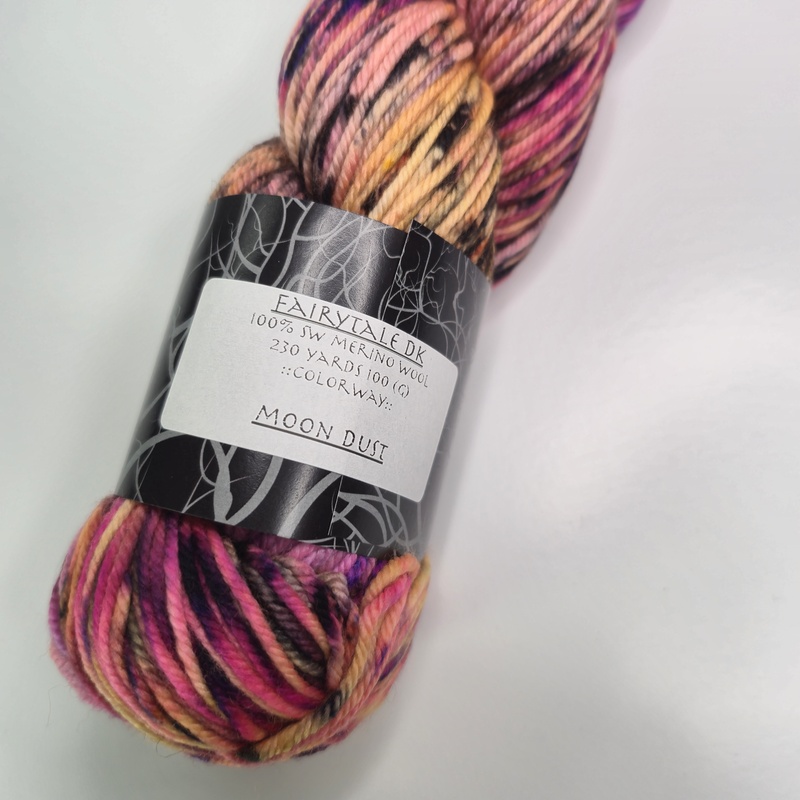 Dragon Hoard Yarn Fairytale DK in Moon Dust - Image 4