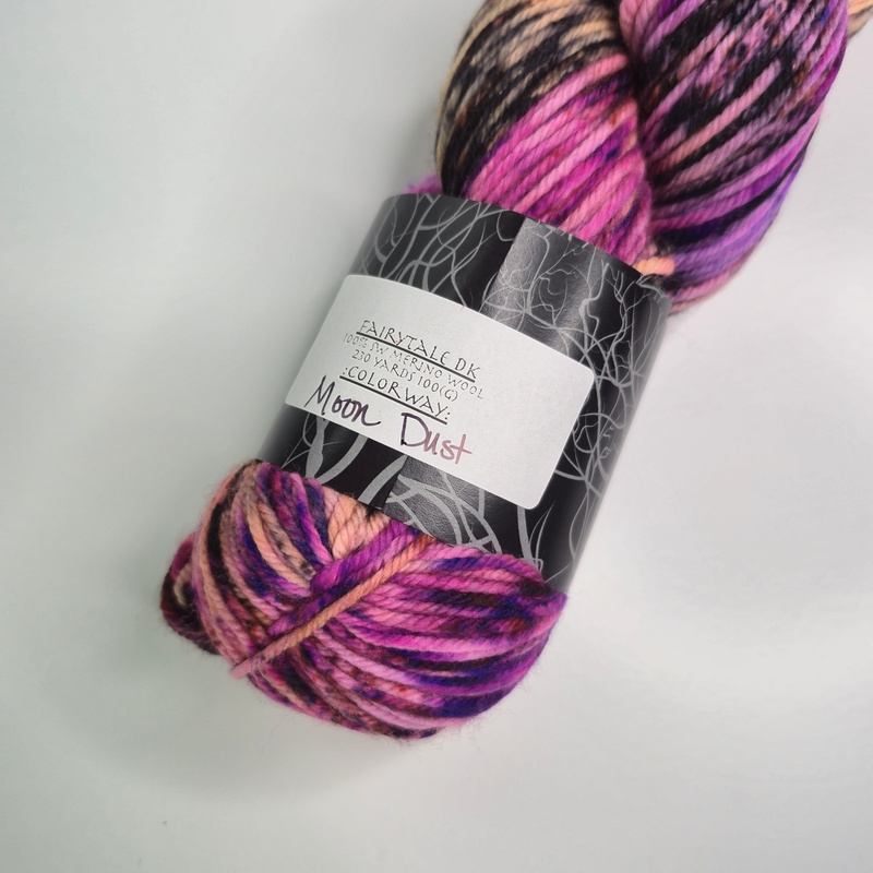 Dragon Hoard Yarn Fairytale DK in Moon Dust - Image 3