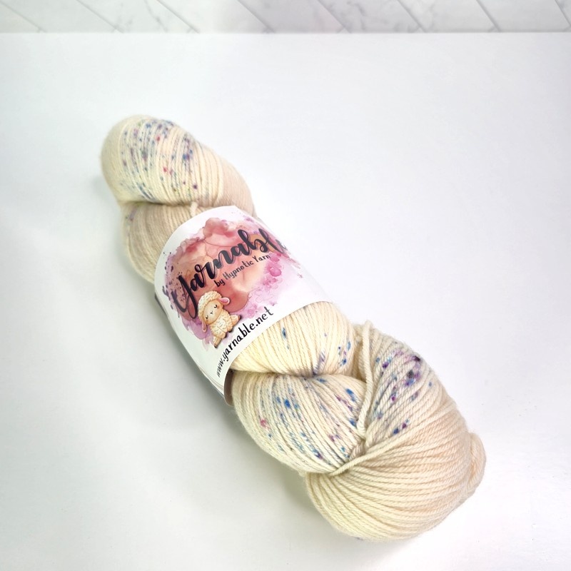 Hypnotic Yarn Plush Sock in April 2024: Life is Short, Eat the Donut - Image 1