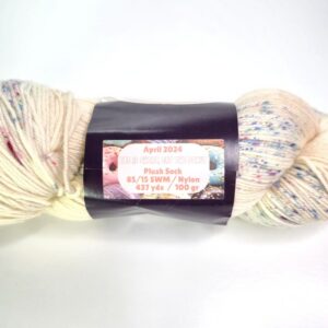 Hypnotic Yarn Plush Sock in April 2024: Life is Short, Eat the Donut - Image 2